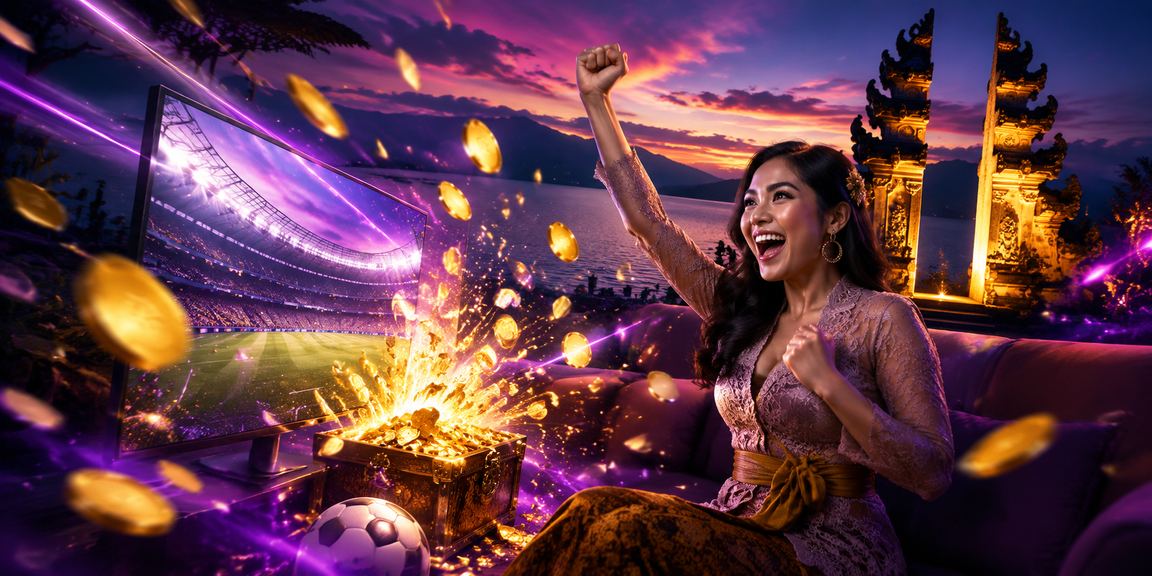 Suasana kasino dengan cahaya neon yang semarak mencerminkan hiburan online eleven4d