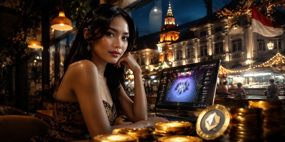 Pengguna menikmati taruhan esports sambil minum kopi